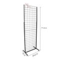 thumbnail image 4 of FixtureDisplays® Metal Stand Gridwall Display Sturdy Metel Wire Merchandiser Rack Floor Stand (10054+15809) x 5PK, 4 of 4