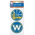 thumbnail image 1 of Golden State Warriors Décalcomanie 4x4 Découpe Ensemble de 2, 1 of 1