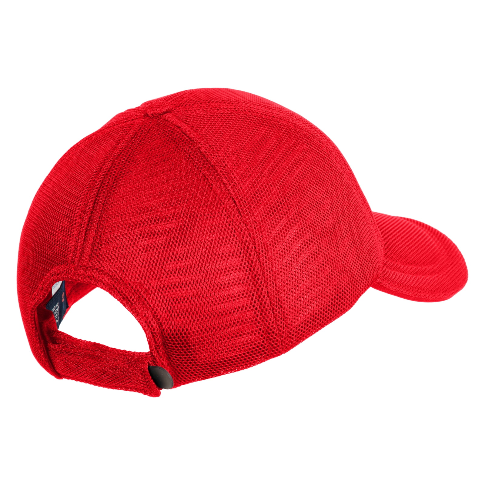 Pickleball Balls Embroidered Iron on Patched Deluxe Performance Mesh Cap - Red OSFM