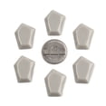thumbnail image 4 of Opaque Acrylic Cabochons Pentagon Dark Gray 23.5x18x4mm about 450pcs/500g, 4 of 7