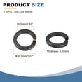 thumbnail image 2 of 40 Pcs M20 Verrou Fendu Rondelle Ressort Rondelle 20.83mm ID 30.9mm OD 4.93mm Épais, 2 of 6