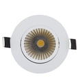 thumbnail image 4 of COB Aluminio LED Luz de Techo Empotrable Downlight Decoración Interior Lámpara Apertura Agujero 69mm5W 110V Blanco Frío, 4 of 12