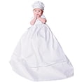 thumbnail image 2 of Sean Robes de Baptême Traditionnelles en Coton pour Garçons - 9M Blanc, 2 of 3