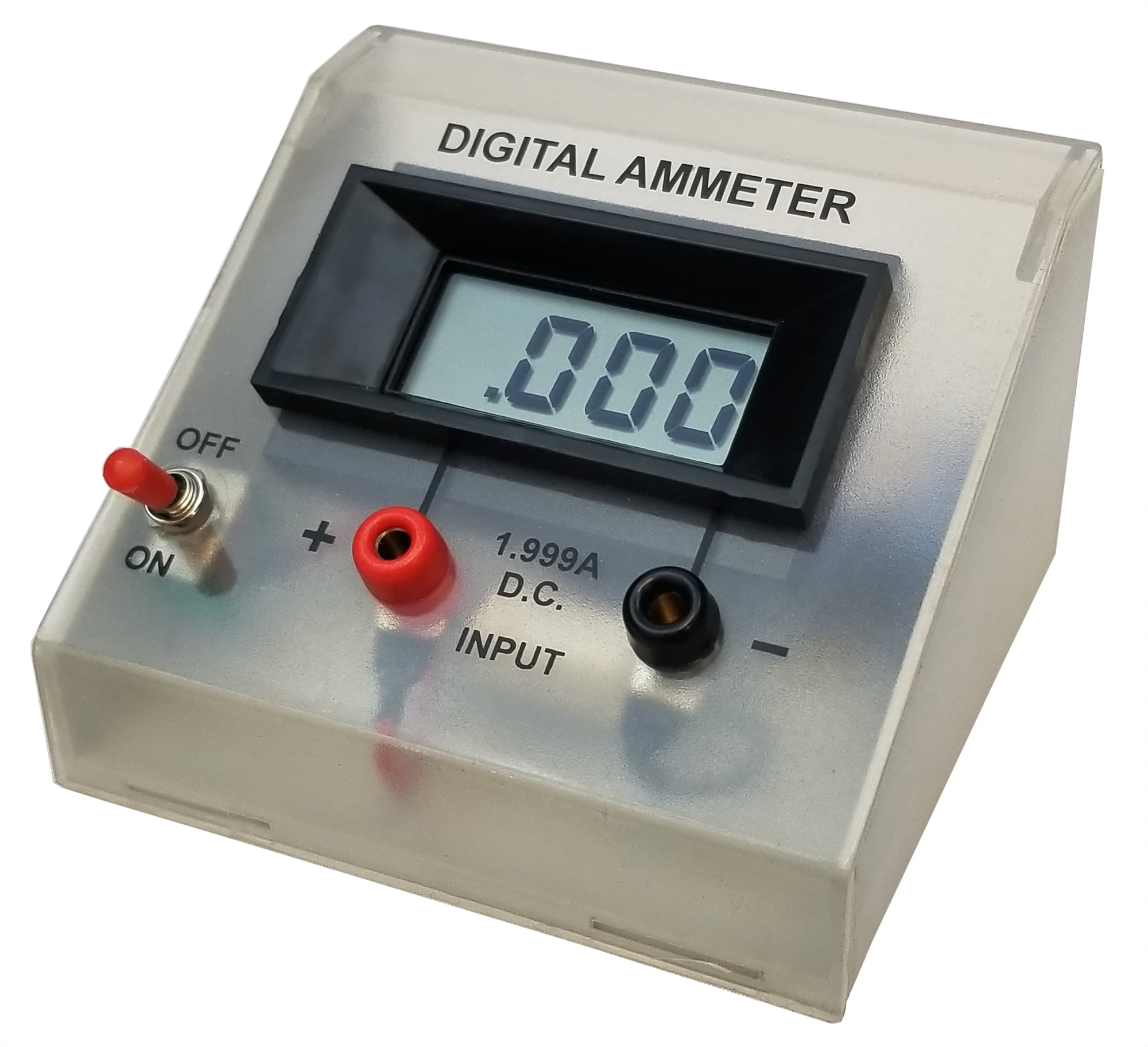 Digital Ammeter, 0A to 1.999A