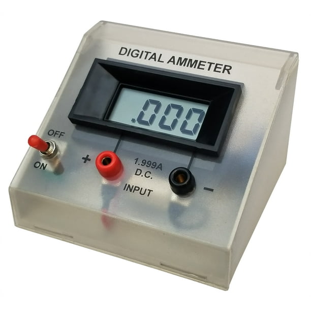 Digital Ammeter, 0A to 1.999A