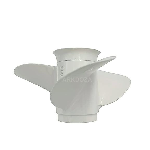 Propeller 9 1/4x12 for Yamaha Outboard 9.9-15HP Aluminum 8 Tooth OEM NO:683-45941-00-EL 9.25x12