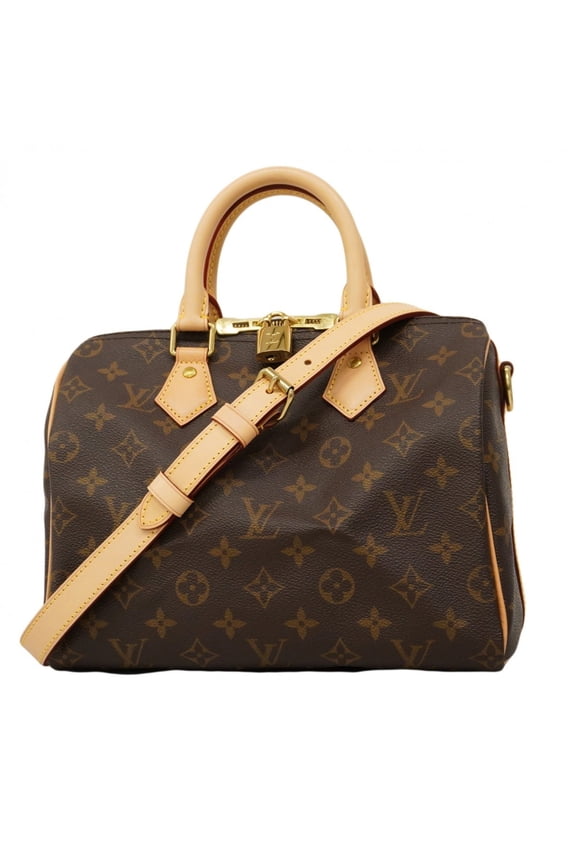 Pre-Owned Louis Vuitton Monogram Speedy Bandouliere 25 Handbag M46977 Brown 2-Way Bag for Women