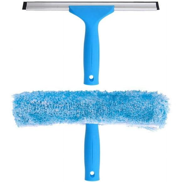 25cm Window Cleaning Combo - Squeegee & Microfiber Window Washer