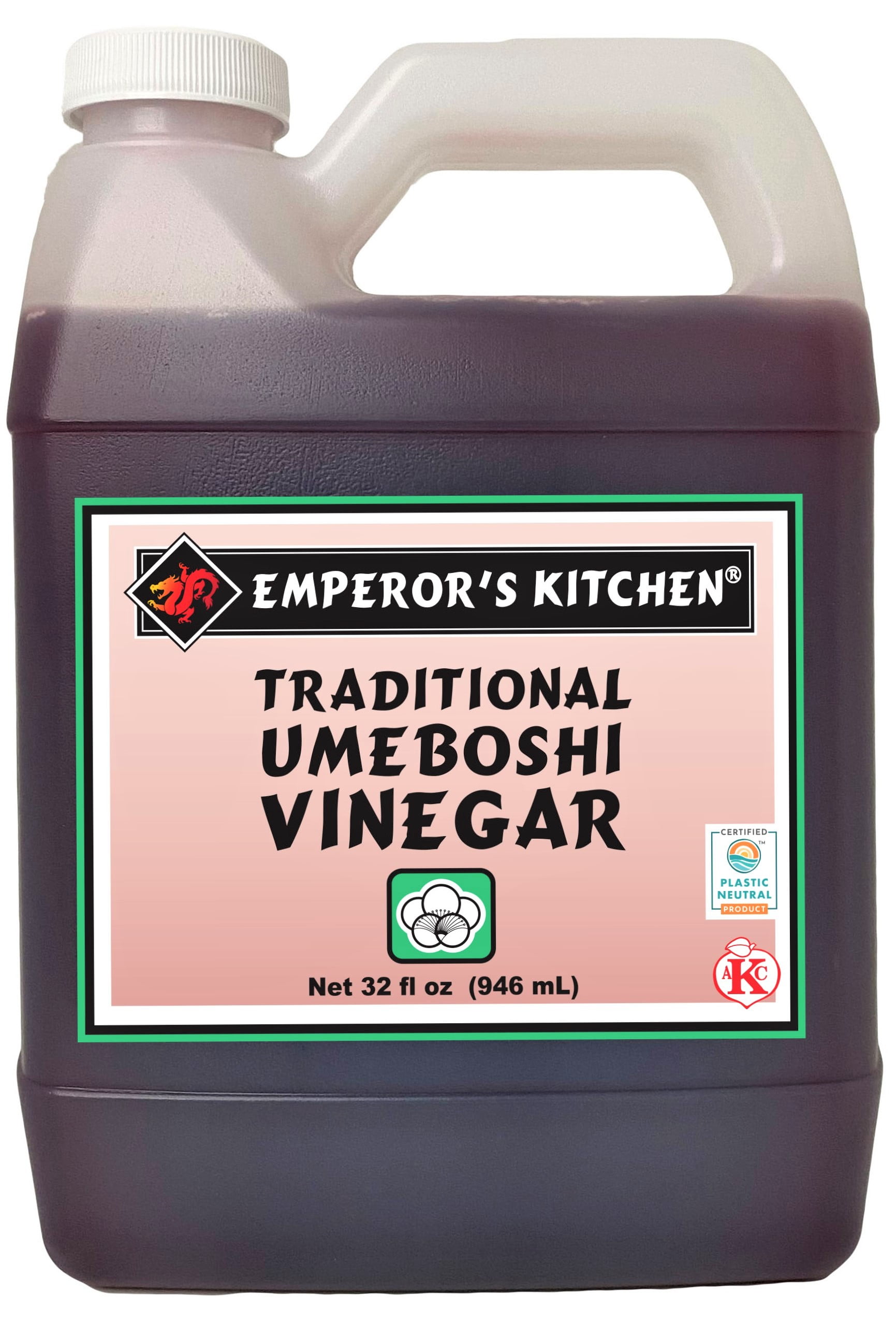 Emperor's Kitchen Traditional Umeboshi Vinegar, 32 oz
