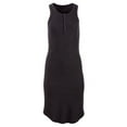 thumbnail image 3 of Boxercraft BW4201 Vivian Rib Midi Dress-Black-XS, 3 of 4