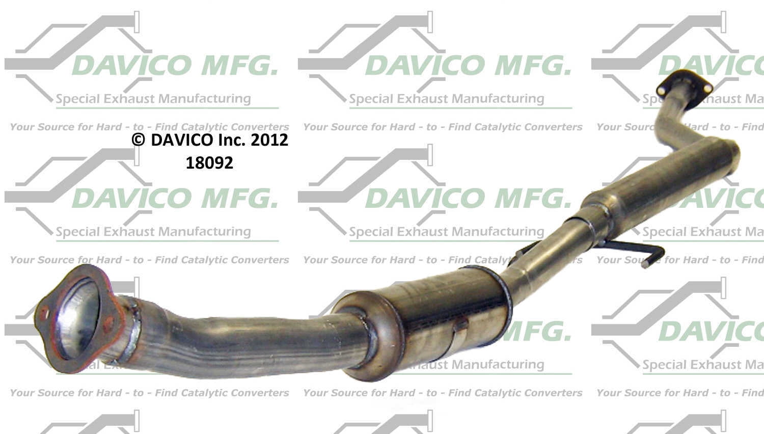 Davico Mfg 48092 Dealer Alternative Direct-Fit Catalytic Converter