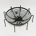 thumbnail image 1 of Halloween Decor Spider Web Bowl Fruit Plate Candy Biscuit Package Basket Bowl, 1 of 4
