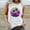 White, variant on Titcea Tank Top for Women Palm Tree Printed Round Neck Sleeveless Casual T Shirts Hawaiian Beach Holiday Summer Tops