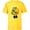 Yellow, variant on Disney José Carioca Three Caballeros Trip Matching Big Face - Short Sleeve T-Shirt for Kids - Customized-White