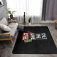 thumbnail image 2 of DouZhe Tapis de Sol Antidérapant Lavable en Machine Motif Slogan de Console de Jeu, un Seul Mode Style Console de Jeu Tapis de Porte, 63x48 Pouces, 2 of 6