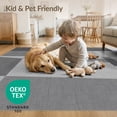 thumbnail image 4 of ODIKA 4'x6' Gray Geometric Contemporary Design Washable Area Rug Modern Abstract Overlapping Rectangular Blocks Minimalist Architecture Non-Slip, Chair-Friendly, Flatwoven for Home Office, Under Desk, 4 of 7