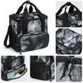 thumbnail image 3 of Bolsa Térmica TOURIT Aislada Suave 14.6L Para 24 Latas Tie-dye Negra, 3 of 8