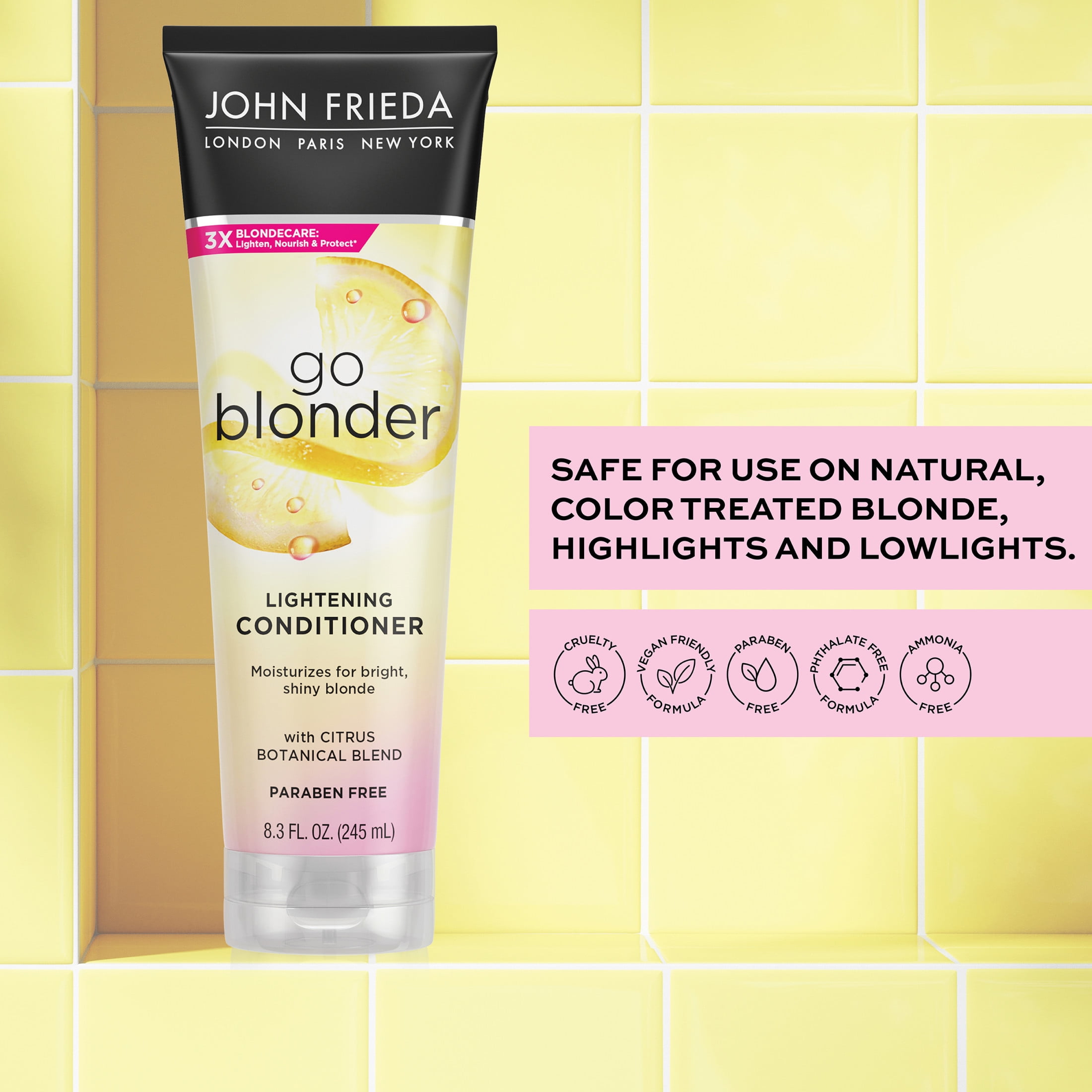 John Frieda Go Blonder Lightening Conditioner for Blonde ColorTreated Hair, for Women, 10 oz  (图5) John Frieda Go Blonder Lightening Conditioner for Blonde ColorTreated Hair, for Women, 10 oz  (图5)