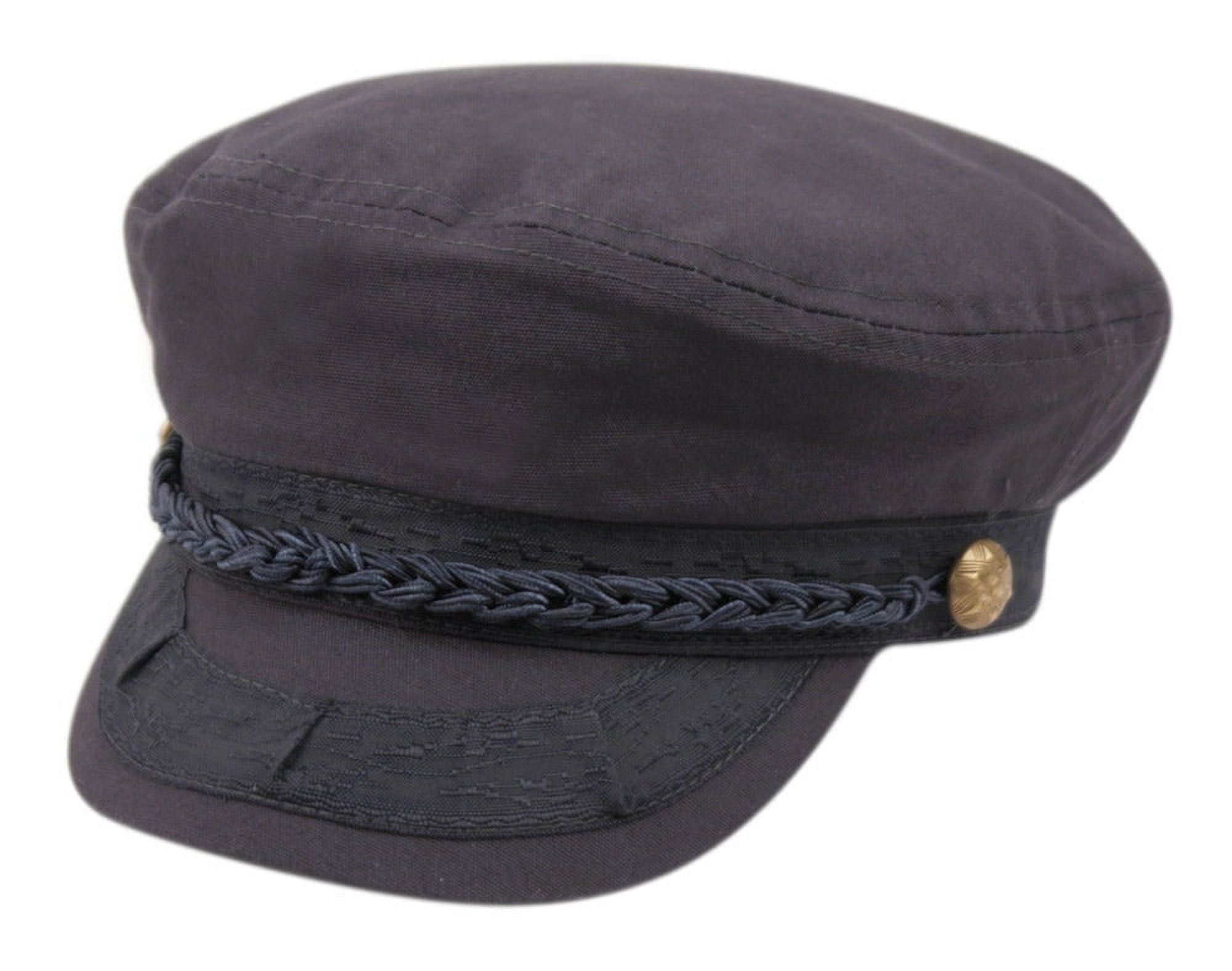 Newsboy Flat Cap Fiddle Sailor Cotton Greek Fisherman Hat  display picture 1