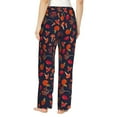 thumbnail image 3 of Balery Autumnal Forest print Women's Pajama Pants,Ultra Lightweight Pjs,Lounge Pant-Small, 3 of 9