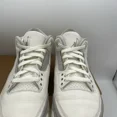 thumbnail image 4 of Ni - ke Ni - ke Air Jordan 3 Retro SE Craft Ivory White Grey Sneakers FJ9479-100 Men's 10, 4 of 5