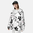 thumbnail image 5 of Sigee Cute Cow and Milk Stains Print UPF50+ Men's Sun Protection Hoodie Shirt SPF UV Shirt Long Sleeve Fishing Outdoor Lightweight, S-3XL, 5 of 9