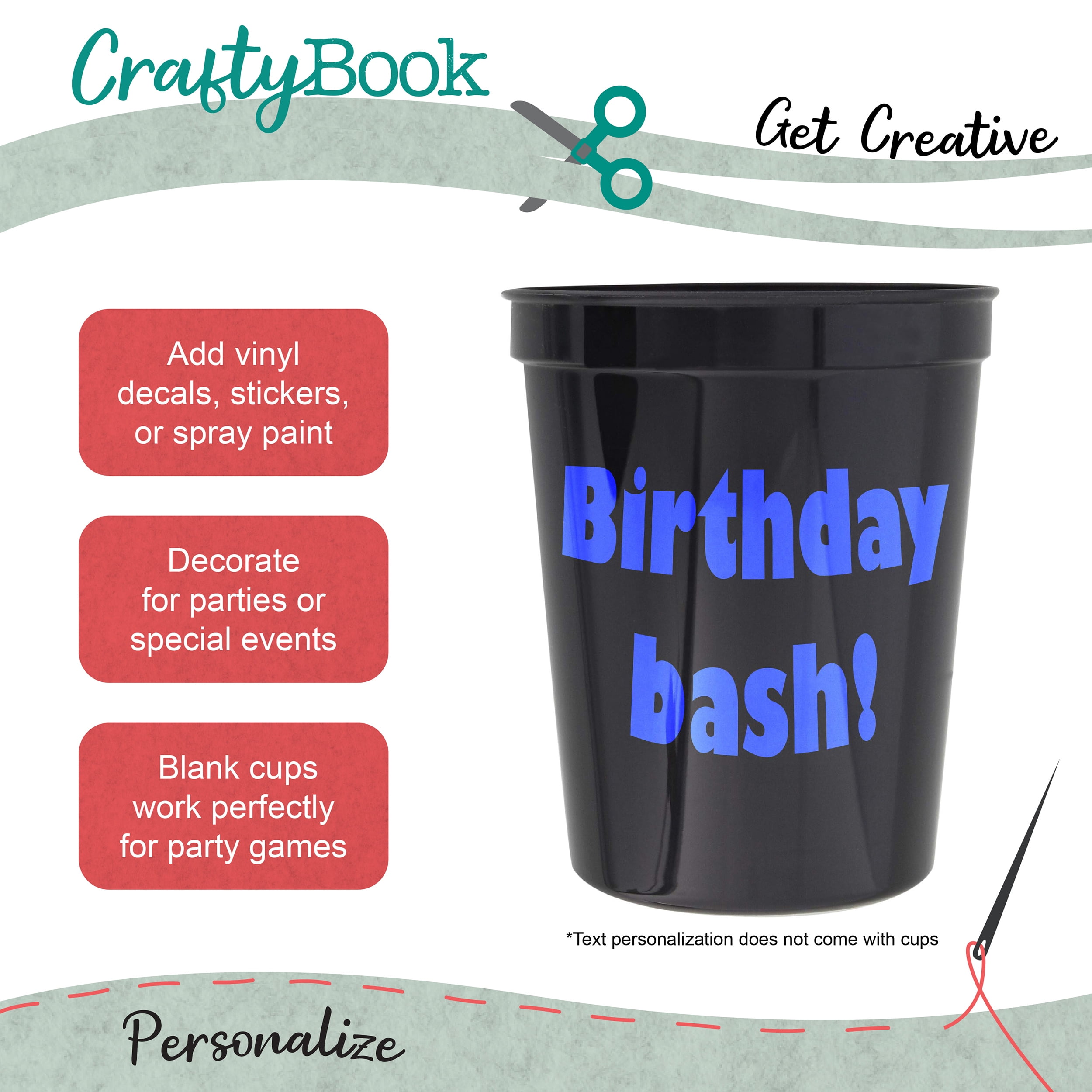 How to Personalize Plastic Cups for a Party