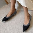 thumbnail image 6 of Sngxgn Women's Flats Shoes Ballet Flats Comfortable Flats Dressy(Black,39), 6 of 6