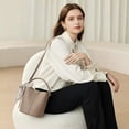 thumbnail image 2 of FALAN MULE Small Crossbody Bag for Women Vegan Leather Mini Bucket Handbags Shoulder Purse, 2 of 6