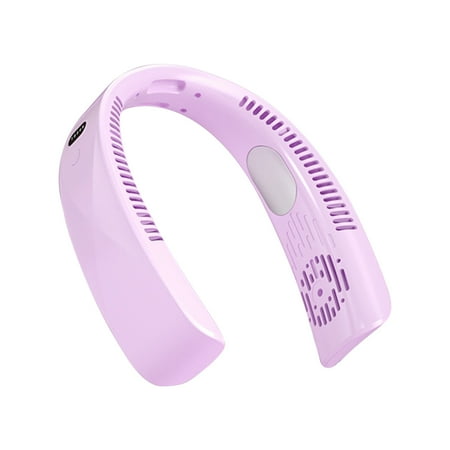 

Today Deal Portable Neck-Fan 4000mAh Wearable Personal Fan 360° Adjust Cool Down Hanging Fan Semiconductor Cool Down Portable Neck-Fan 3 Speed Bladeless Neck-Fan