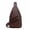 Coffee, variant on Kyusrd Crossbody Bag for Women Men Belt Bag With Zipper Pockets Casual Travel Bag Makeup bag With Adjustable Outdoor Sports Bag Shoulder Bag
