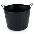 thumbnail image 2 of Tuff Stuff Products F7-BK Large 7 Gallon Plastic Flex Tub with Handles, Black, 2 of 5