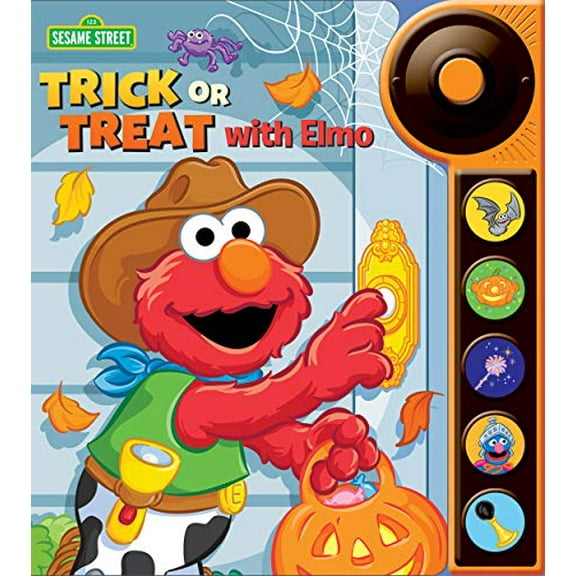 Pre-Owned Sesame Street: Trick or Treat with Elmo Sound Book [With Battery] (Board book) 1412778964 9781412778961