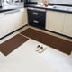 thumbnail image 1 of Alfombra de cocina absorbente de color sólido para el hogar, alfombra larga de franela antideslizante, moderna y sencilla, 1 of 4