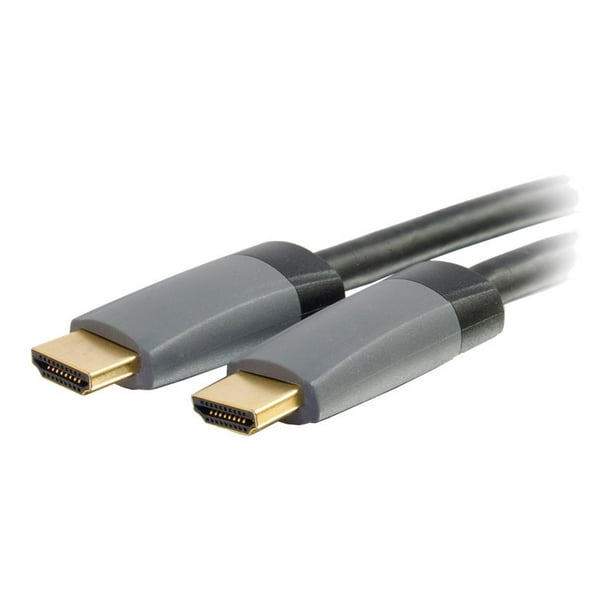 C2G Ethernet 5 ft 5ft HDMI Câble 4K - Haute Vitesse - In-Wall CL-2 Évalué - M/M - Câble HDMI avec Ethernet - Mâle HDMI vers Mâle HDMI - - Blindé - Noir - 4K support