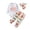 White, variant on Zylarhe Baby First Thanksgiving Outfit Long Sleeve Romper Bodysuit Pumpkin Pants Hat 3PCS White 6-12 Months