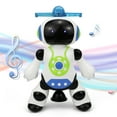 thumbnail image 4 of SPOORYYO Light Music Projection Dancing Rotating Top Robot Toy, Fun Entertainment Plaything, 4 of 9
