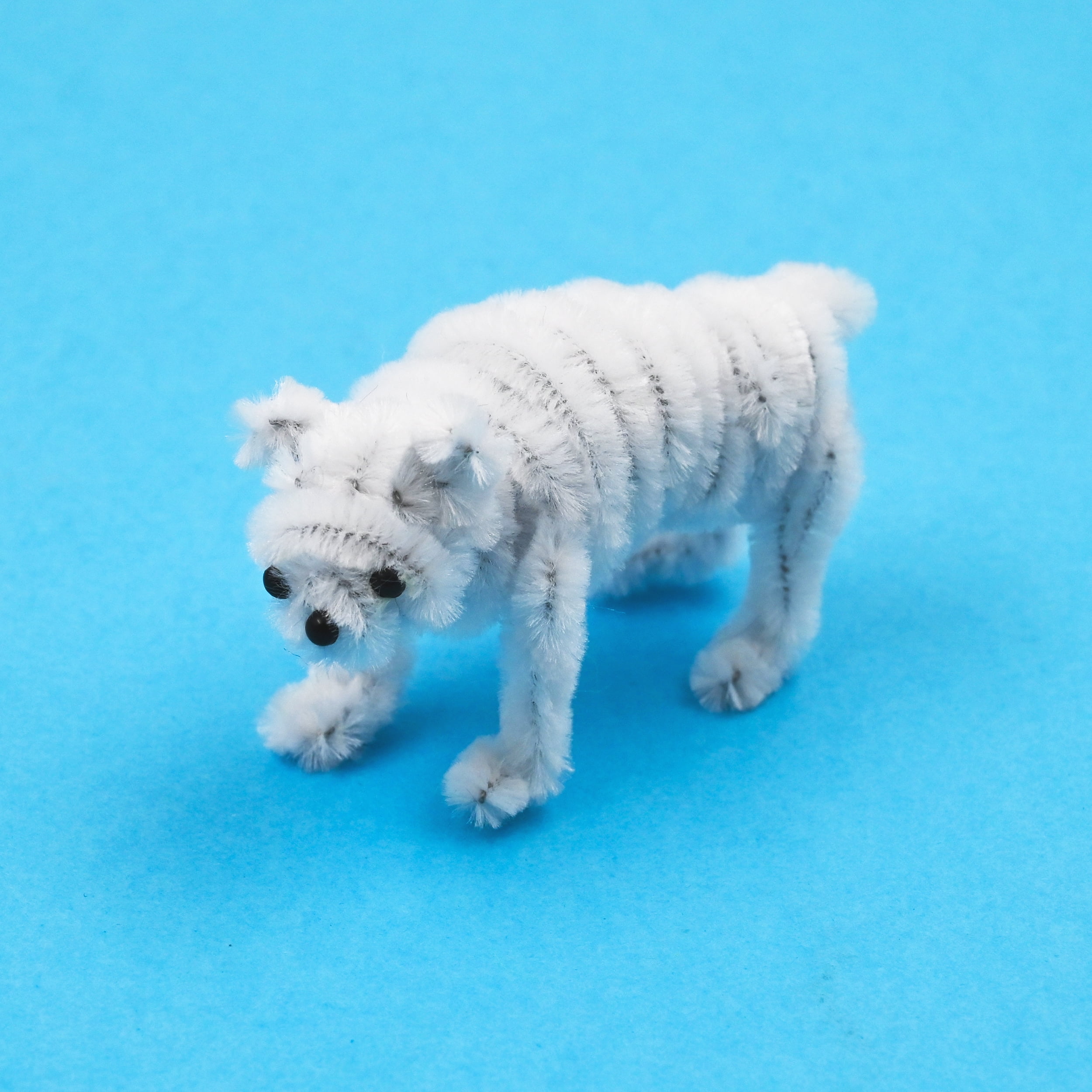Hello Hobby 25 Count White Fuzzy Sticks for Kids Crafts and DIY Projects