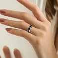 thumbnail image 3 of HOARBOEG New Smarter Temperature Monitoring Ring Stainless Steel Ring for Men/Women Valentine's Day Lovers Jewelry Gift Creative Design Unisex Finger Rings for Engagement snd Marriage, 3 of 6