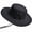Black, variant on Men’s Wide‑Brim Sun Hat, Breathable Adjustable Summer Fishing Hat for Outdoor, Gardening and Beach