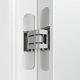 thumbnail image 1 of Bisagra para puerta oculta Kit de instalación de bisagras ajustables 3D plateadas de alta resistencia - Paquete de 1 por Villar Home Designs, 1 of 5