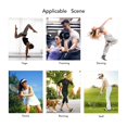thumbnail image 3 of Estbridge Women‘s Non Padded Wireless Plus Size High Impact Sports Bra  Beige 40D, 3 of 10