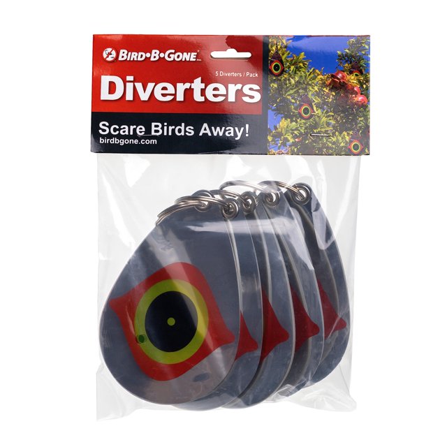Desviadores reflectantes para pájaros Bird B Gone, juego de 5
