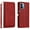 Red, variant on For Motorola Moto G Stylus 5G 2023 Triple Card Slot Flap Folio Stand Leather Wallet Pouch Case Cover Blue