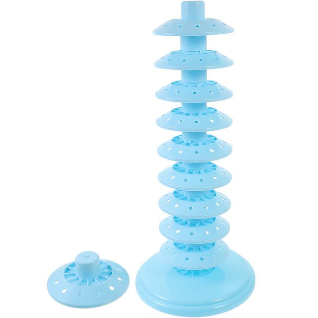 unbranded Soporte Para Paletas Azul De Varios Niveles Para Y Exhibición