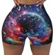 thumbnail image 2 of Fotbe Outer Space Floating Numbers And Letters Shorts Sin Costuras – Shorts Deportivos de Cintura Alta para Mujer, Elásticos para Gimnasio, Yoga, Running o Ciclismo-Small, 2 of 8