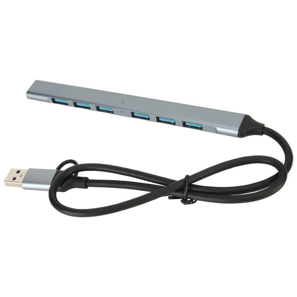 Hub de EE. UU., estación de acoplamiento USB tipo divisor USB 3.0, concentrador USB de múltiples puertos, diseño elevado