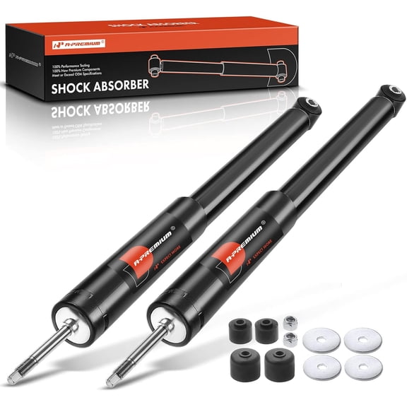 A-Premium Rear Shock Absorber Compatible with Mercedes-Benz E280 1999, E300 1995-1999, E320 1995-2002, E420 1997, E430 1998-2002, Sedan, 2-PC Set