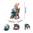thumbnail image 1 of Adorno de resina de Pascua, mesa de estatua de conejo de Pascua, estatua de conejo de Pascua, decoración de Pascua, características mejoradas, 1 of 8