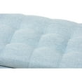 thumbnail image 6 of Baxton Studio Roanoke Modern and Contemporary Light Blue Fabric Upholstered Grid-Tufting Storage Ottoman Bench, 6 of 7